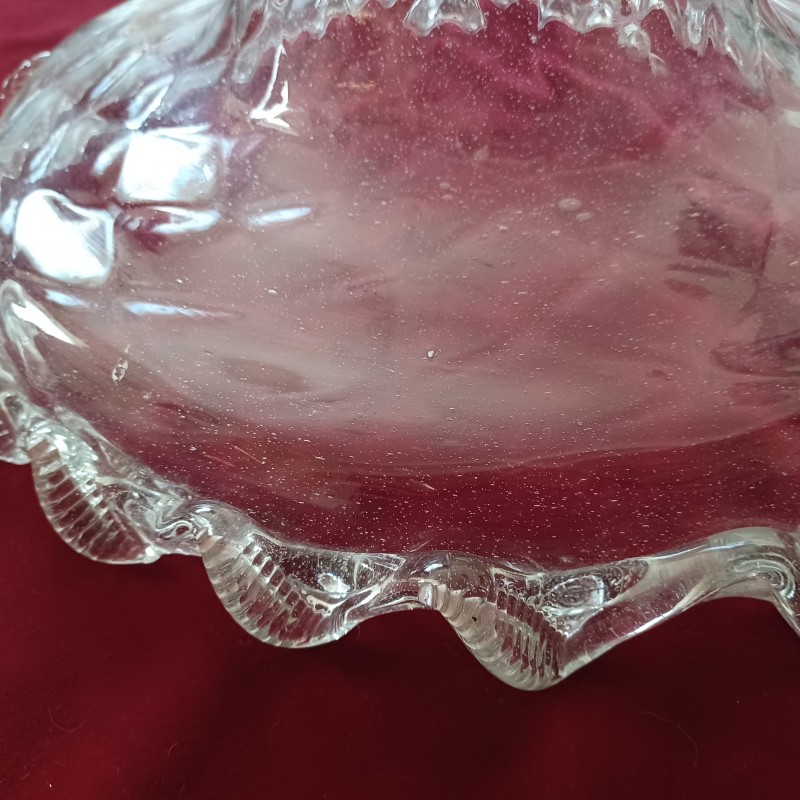 LARGE antique Venetian glass chandelier bottom bowl C1860