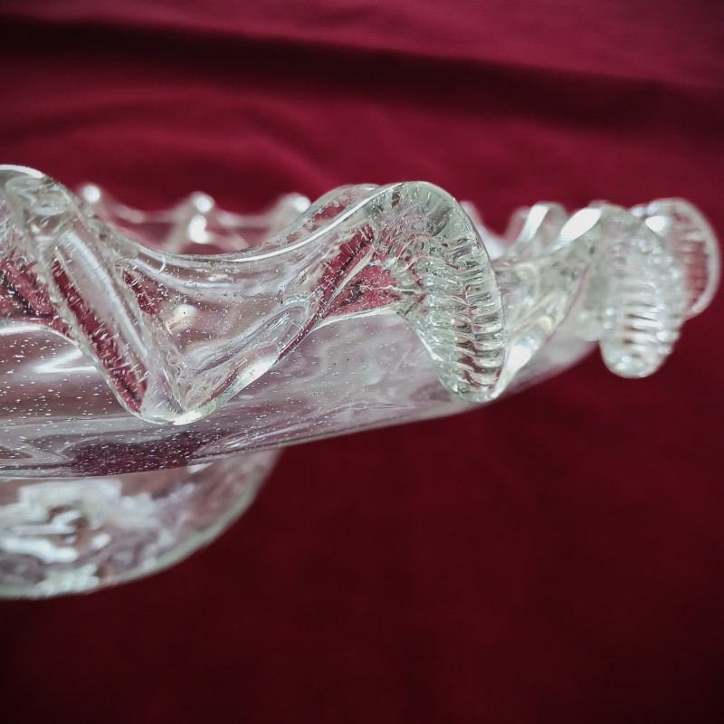 LARGE antique Venetian glass chandelier bottom bowl C1860
