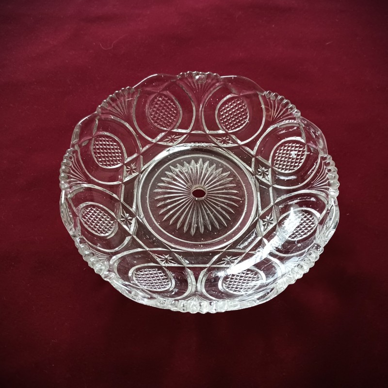 Chandelier glass wax catcher pan 