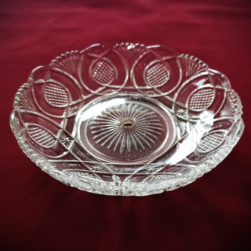 Chandelier glass wax catcher pan 