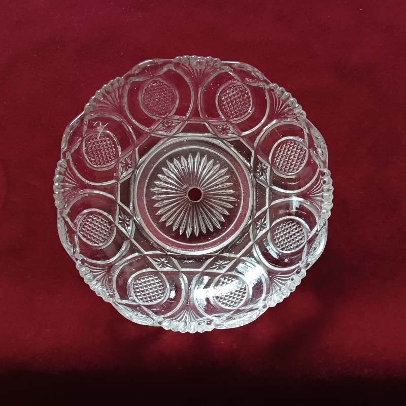 Chandelier glass wax catcher pan 