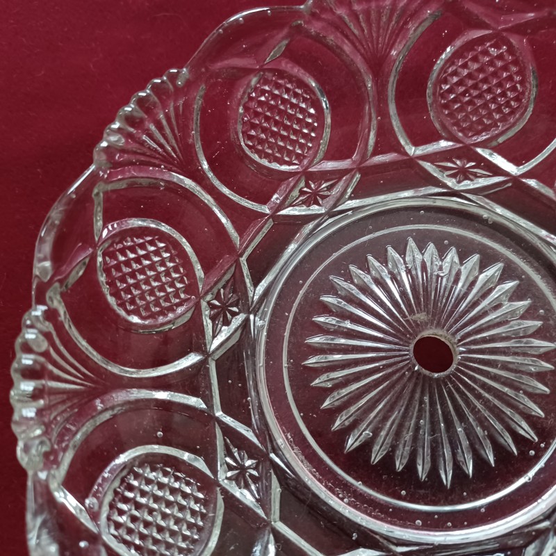 Chandelier glass wax catcher pan 