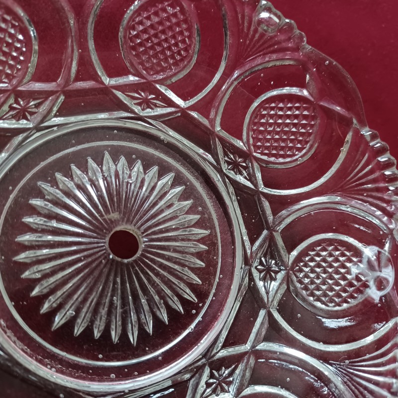 Chandelier glass wax catcher pan 