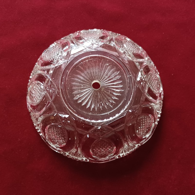 Chandelier glass wax catcher pan 