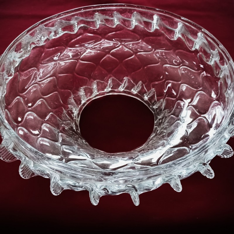 Antique Venetian large chandelier bottom bowl C1860