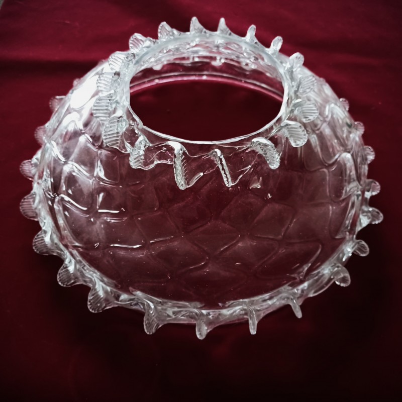 Antique Venetian large chandelier bottom bowl C1860