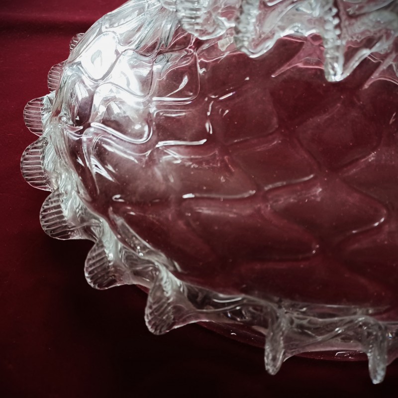 Antique Venetian large chandelier bottom bowl C1860