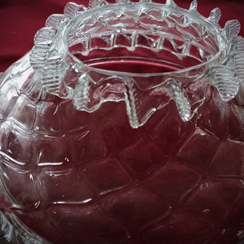 Antique Venetian large chandelier bottom bowl C1860