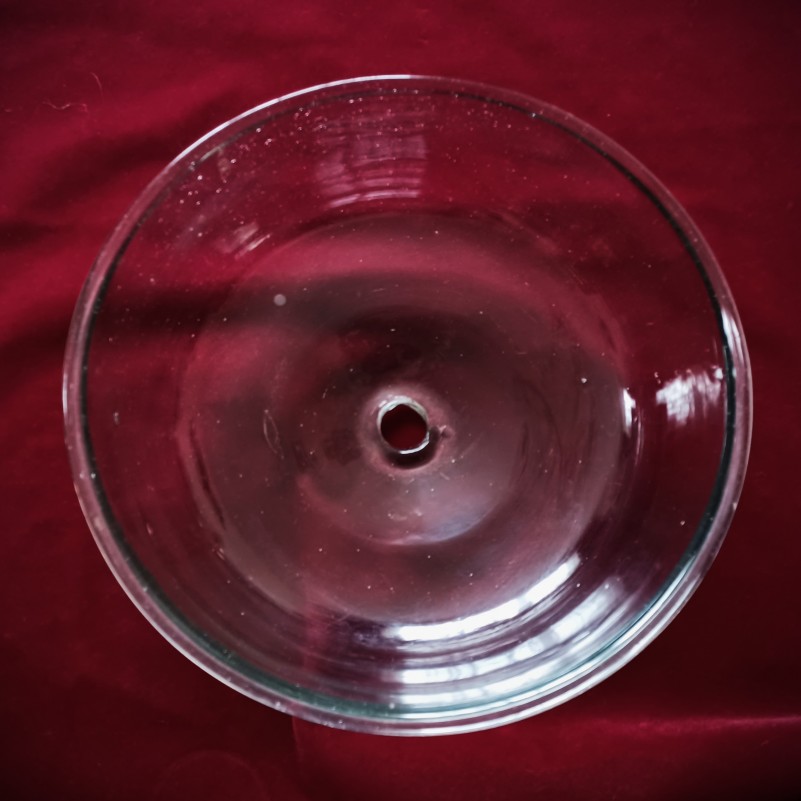 Antique large chandelier bottom bowl C1860