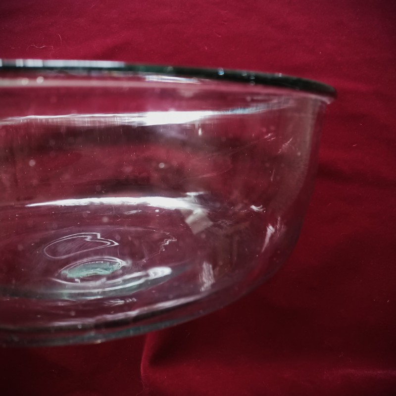 Antique large chandelier bottom bowl C1860