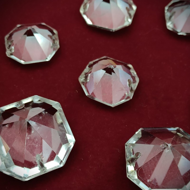 Chandelier Buttons Hand Cut