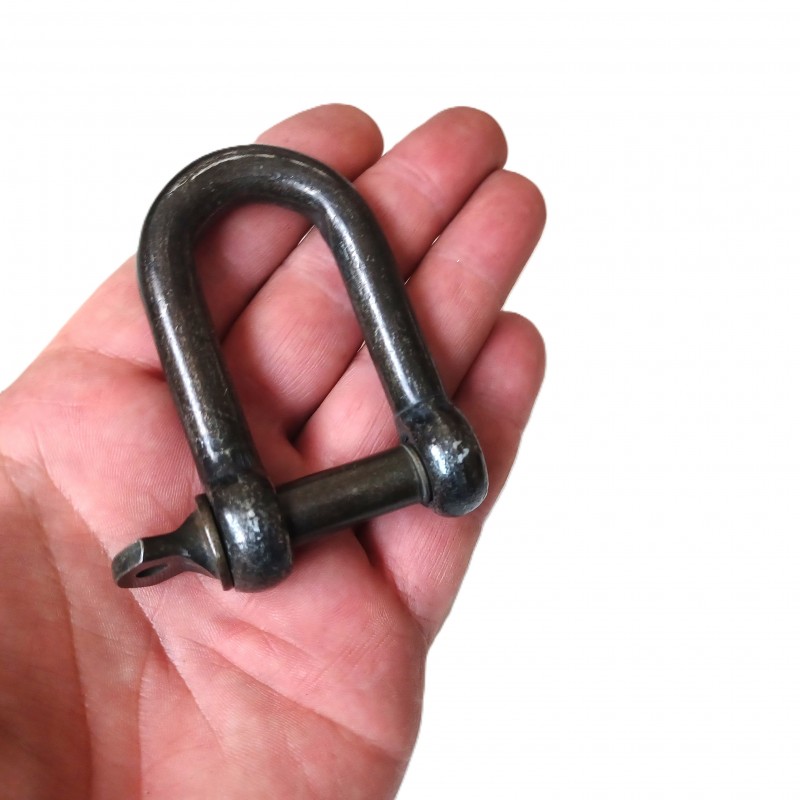 Large antique plated Shackle