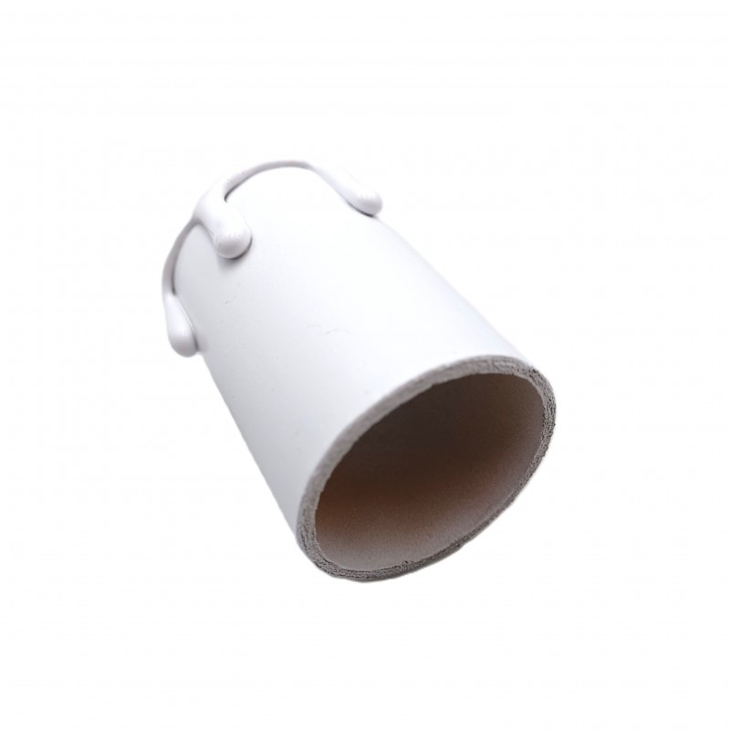 Chandelier Candle Tube Card White Drip 65mm x 32mm