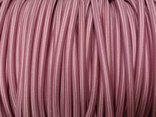 Rose Pink Round 3 Core Silk Electric Wire 0.50mm