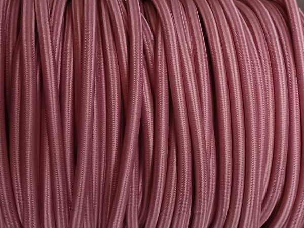 Rose Pink Round 3 Core Silk Electric Wire 0.50mm