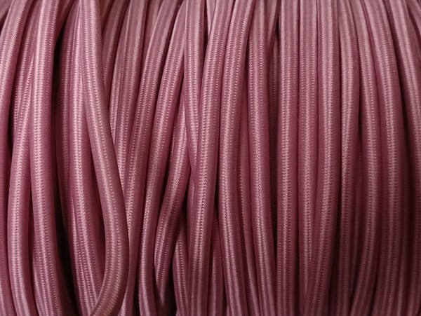 Rose Pink Round 3 Core Silk Electric Wire 0.50mm
