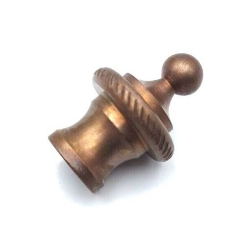 Antique brass rope edge finial for lighting and chandeliers