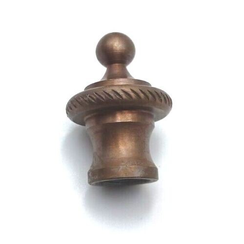 Antique brass rope edge finial for lighting and chandeliers