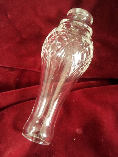 Chandelier Stem column glass antique - vintage SOLD