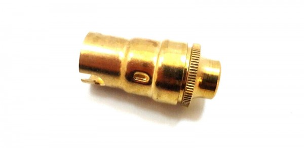 candle lampholder SBC - B15 brass finish 10MM thread