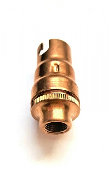 candle lampholder SBC - B15 brass finish 10MM thread