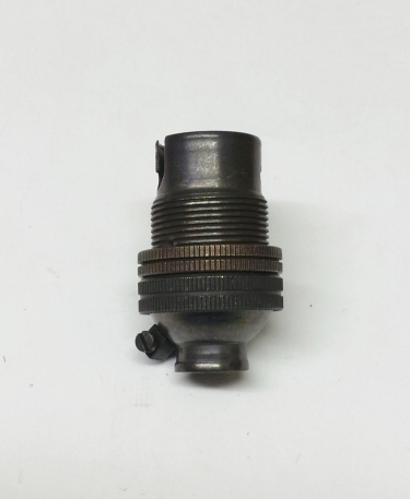 Old bronze finish bulb-lamp holder SBC - B15 earthed 10MM Old bronze finish bulb-lamp holder SBC - B15 earthed 10MM