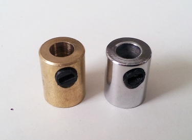 Cord Grip Solid Brass 10mm Female Thread in Brass or Chrome Select Your Finish