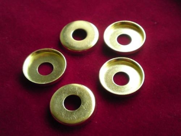 Chandelier Brass Pressed Washer 10mm Centre Hole