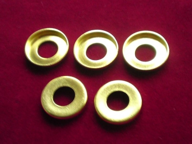 Brass Pressed Washer with 13mm centre hole