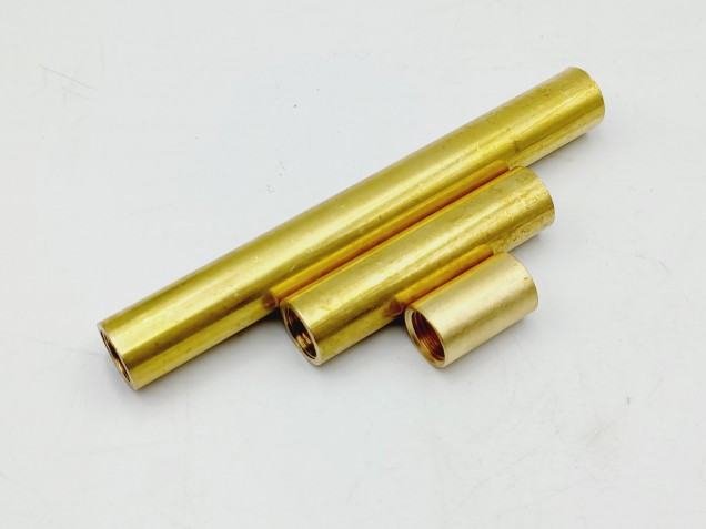 Brass hollow threaded spacer M10 3 sizes