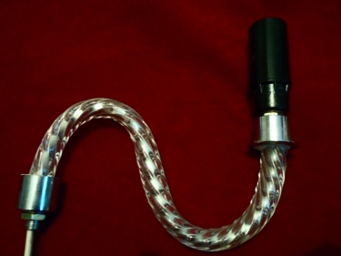 Wall Light Arm Twisted Glass 