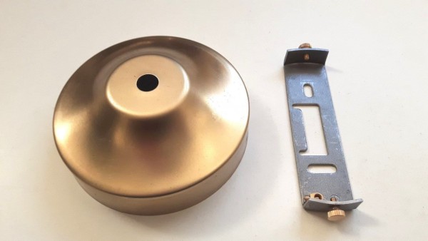 Metal Ceiling Rose raw brass 