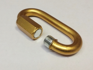 hand painted - gilded and varnished CHAIN LINK REPAIR - Screw type