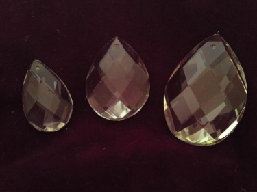Crystal Pear Drop Antique Chandelier Parts