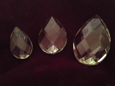 Crystal Pear Drop antique chandelier parts