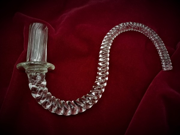 Chandelier hollow glass rope Arm 
