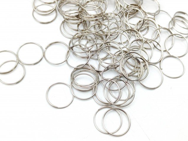 Chrome Chandelier Connecting Rings 11mm 50g Approx =520 Rings
