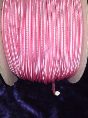 Round 3 Core Silk Electric Wire Salmon Pink 0.50mm