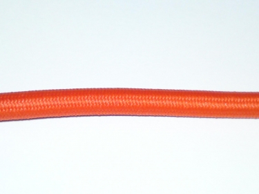 ROUND OVERBRAID 3CORE SILK FLEX CABLE IN ORANGE 0.50 MM