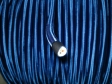 ROUND BRAIDED 3 CORE PERIOD SILK FLEX ROYAL BLUE 0.50MM ELECTRIC CABLE WIRE