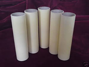 Chandelier Candle Tubes Sleeves Cream Card 85mm x 24mm