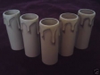 Candle Tube Antique Drip Plastic 90mm x 27mm