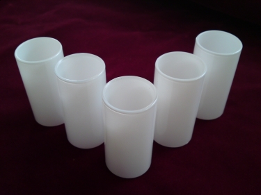 Glass Candle Tube Sleeve Cover 65mm x 29mm