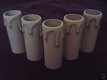 Candle Tube Antique Drip Plastic 65mm x 24mm