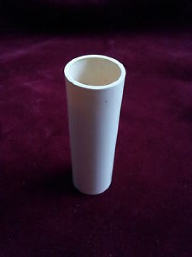 Candle Tube-sleeve cream plastic 80mm x 24mm non drip plain tube cover