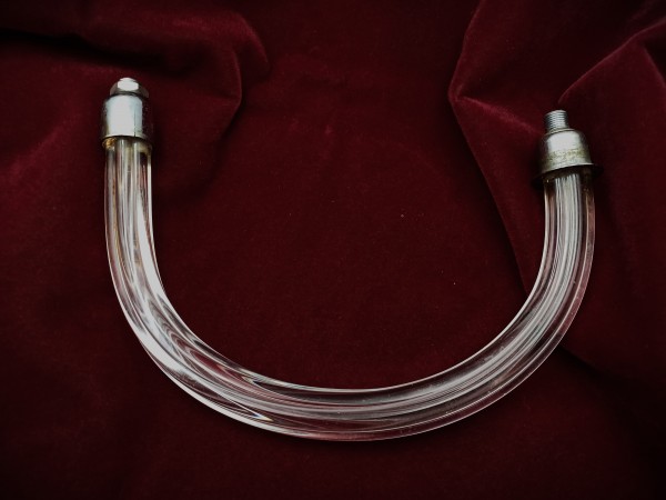 Bohemian fluted ribbed chandelier arm
