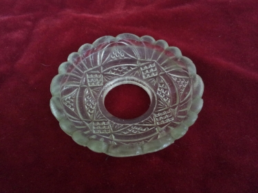 vintage chandelier bobeche - drip tray 27mm centre hole