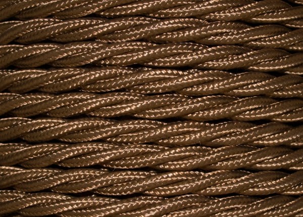 2 CORE CHANDELIER CABLE HAVANA GOLD .75MM