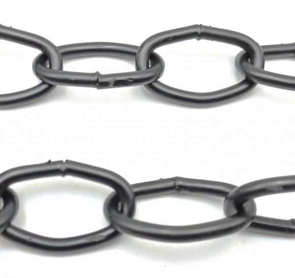 Chandelier Chain 50kg Max Welded Link 1 Inch black Finish