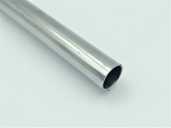 Hollow polished steel tube stem 13mm width internal
